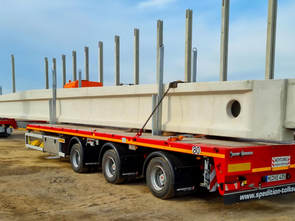 Double Flatbed Trailers